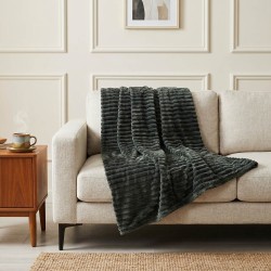 Plaid RESTFUL WELLSOFT LINE 150X240 DARK GREY 