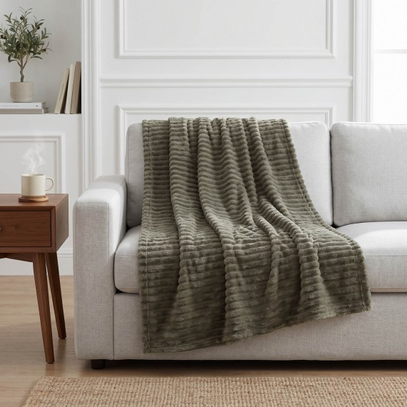 Ծածկոց RESTFUL WELLSOFT LINE 150X240 SILVER BEIGE 