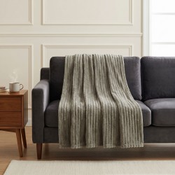 Plaid RESTFUL WELLSOFT LINE 240X240 SILVER BEIGE 