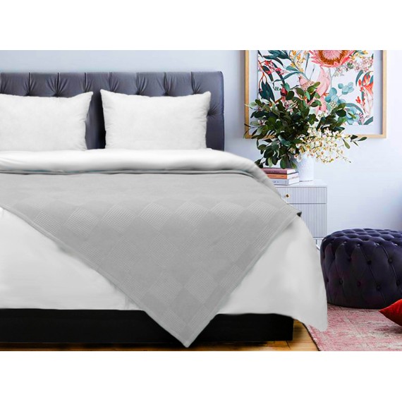 Plaid RESTFUL WP 150X230 LIGHT GREY 