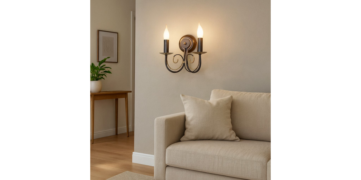 Sconce SEVERNIY SVET ROMANCE 2-Р. СТ.МЕДЬ 