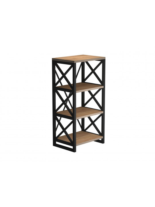 Գրապահարան և դարակաշար HOBEL LOFT-SH-139-M BLACK/ K003 (1) 