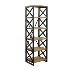 Bookcase & shelving HOBEL LOFT-SH-139-L BLACK/ K003 (1) 