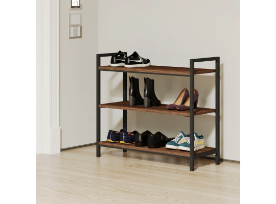 Shoe shelf HOBEL IRON BLACK/K090 75x80x30 (1) 