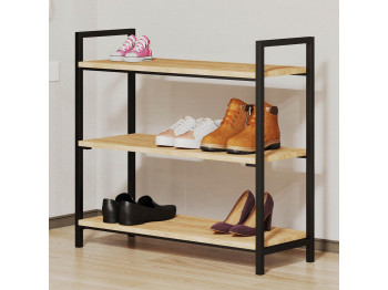 Shoe shelf HOBEL IRON BLACK/K003 75x80x30 (1) -G2 