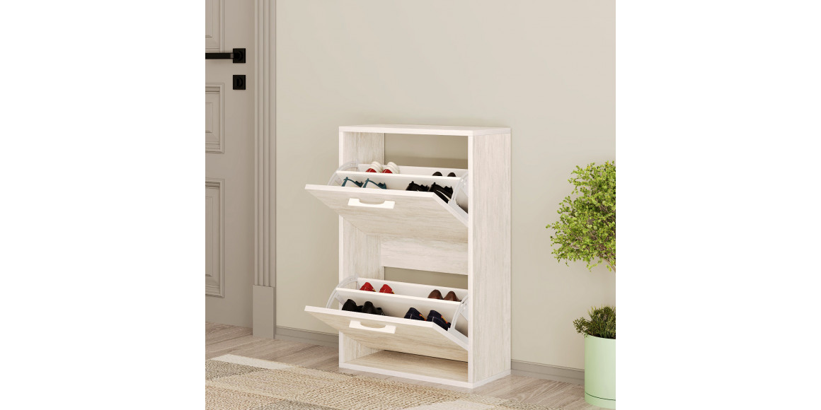 Shoe shelf HOBEL O-01 CL/01 (WH) K083 (2) 