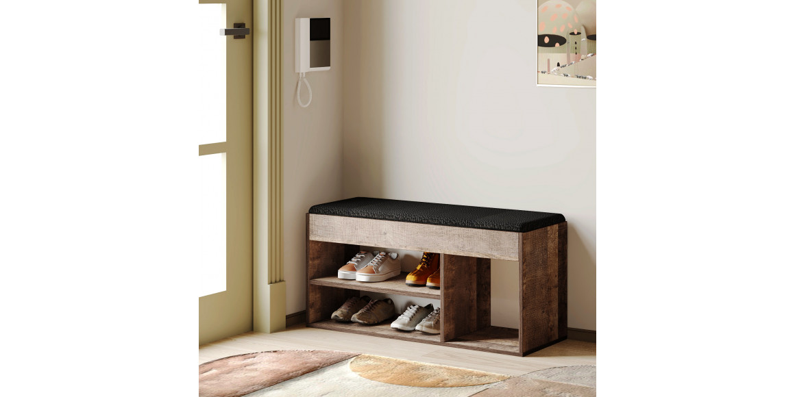 Կոշիկի պահարան HOBEL POUF EX-B58 COMBY (2) 