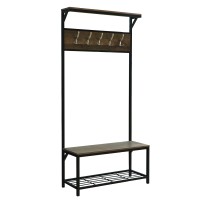 Coat rack HOBEL WMX-HG-46 METAL BLACK/K354 (1) 