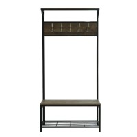 Coat rack HOBEL WMX-HG-46 METAL BLACK/K354 (1) 
