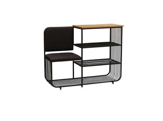 Կոշիկի պահարան HOBEL WMX-SH-666 METAL BROWN L (1) 