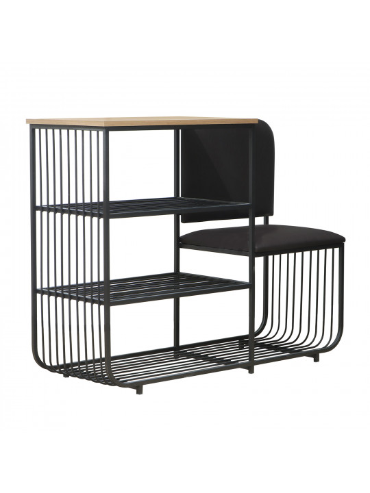 Тумба для обуви HOBEL WMX-SH-666 METAL BROWN R (1) 