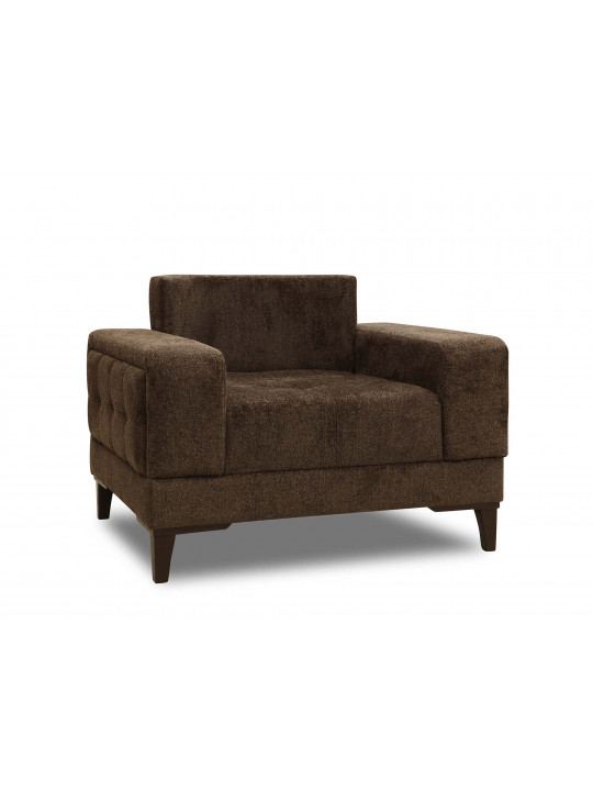 Sofa set HOBEL AGATA 3+1+1 DARK BROWN BEATTO1005 (3) 