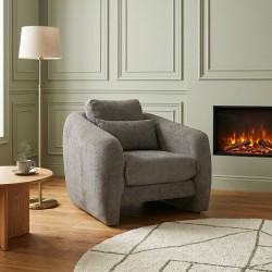 Кресло HOBEL CHILI 1 GREY BEATTO 1036 (1) 