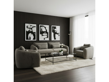 Հավաքածու HOBEL CHILI 3+1+1 GREY BEATTO 1036 (3) 