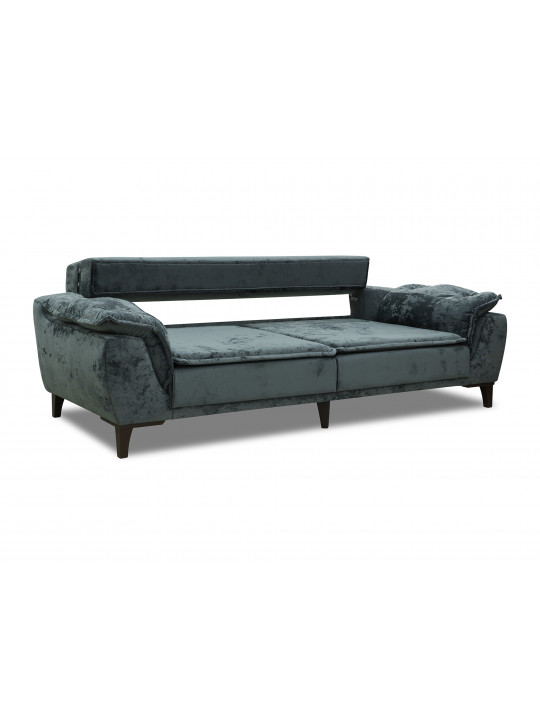 Sofa set HOBEL CLARA 3+1+1 DARK GRAY MONACO 15 (3) 