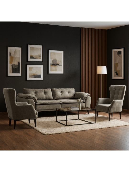 Հավաքածու HOBEL CLARA 3+1+1 F/R CAPPUCCINO BELLA 4 (3) 