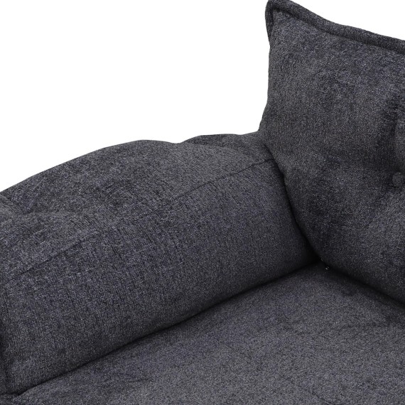 Гарнитур HOBEL CLARA 3+1+1 F/R DARK GREY BEATTO 1078 (3) 
