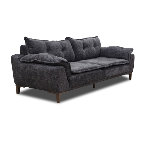 Гарнитур HOBEL CLARA 3+1+1 F/R DARK GREY BEATTO 1078 (3) 