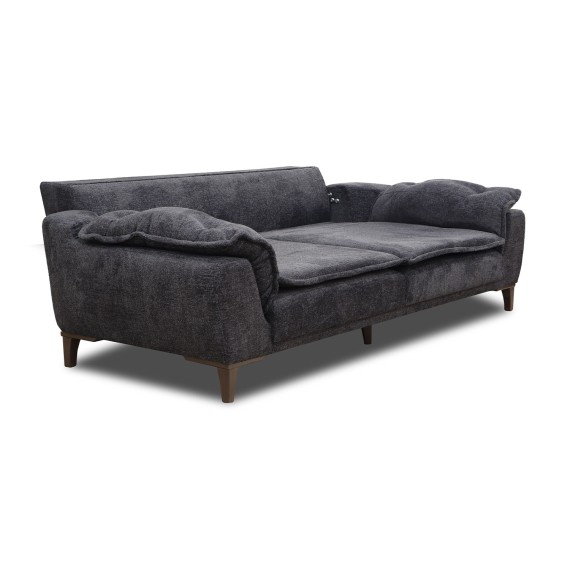 Гарнитур HOBEL CLARA 3+1+1 F/R DARK GREY BEATTO 1078 (3) 