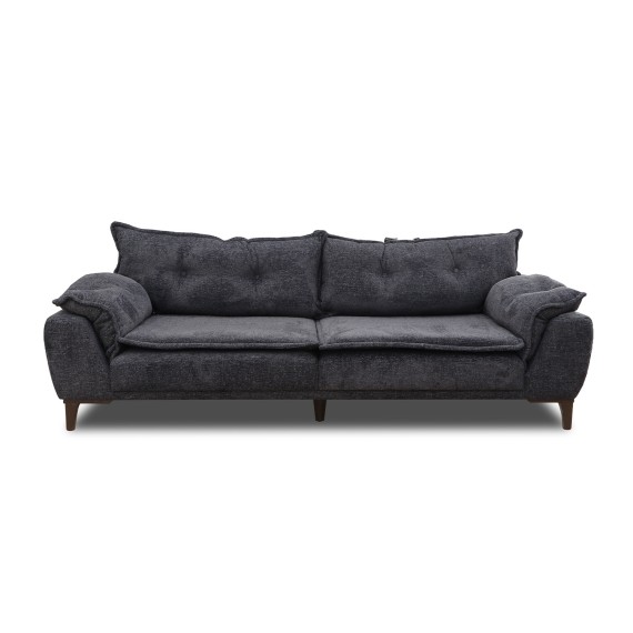 Гарнитур HOBEL CLARA 3+1+1 F/R DARK GREY BEATTO 1078 (3) 