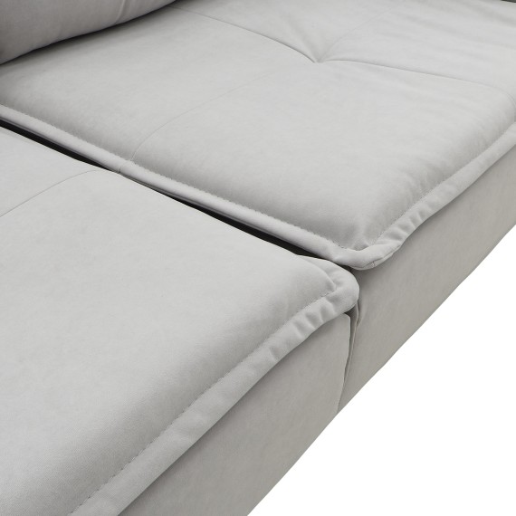 Հավաքածու HOBEL CLARA 3+1+1 F/R LIGHT GREY LEONARDO 13 (3) 