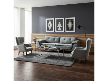 Հավաքածու HOBEL CLARA 3+1+1 GRAY MONACO 14 (3) 