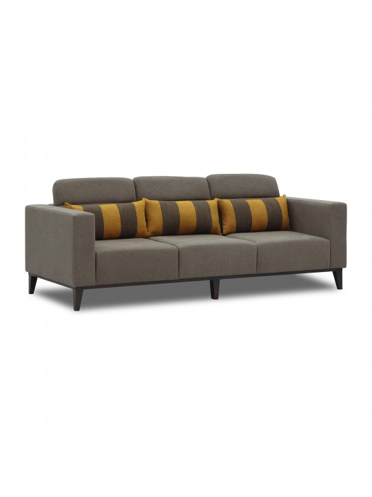 Sofa set HOBEL DALI 3+1+1 BROWN SCANDI 6/ RETTIO 1001 (3) 