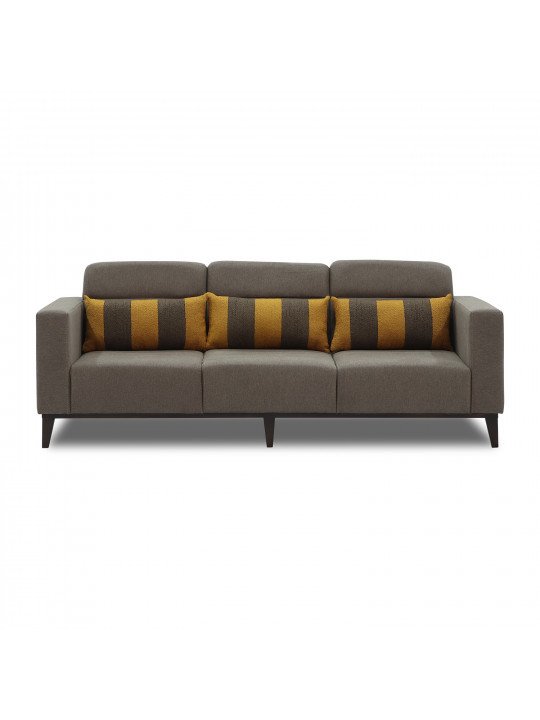 Sofa set HOBEL DALI 3+1+1 BROWN SCANDI 6/ RETTIO 1001 (3) 