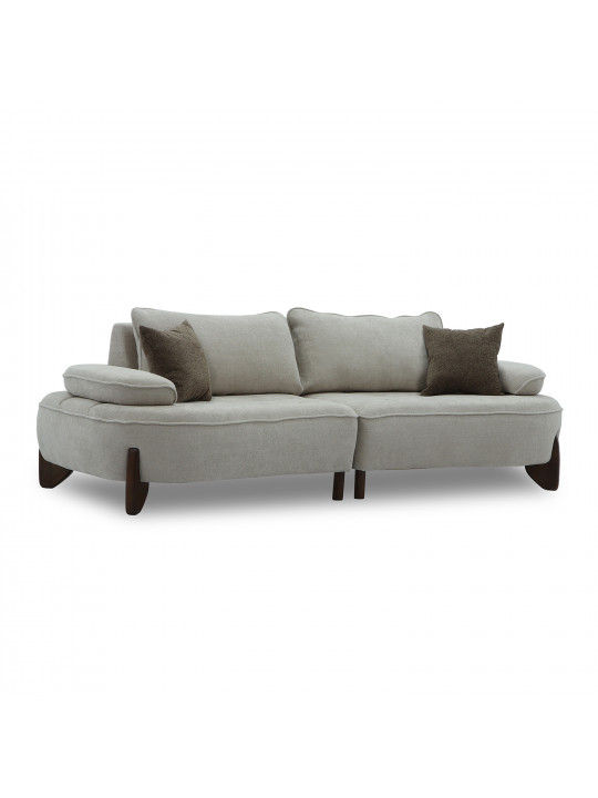 Sofa set HOBEL DANIA 3+2+1 CREAM BONCUK 4/ BROWN BEATTO 1012 (6) 