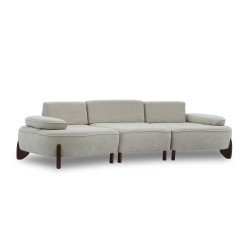 Sofa set HOBEL DANIA 3+2+1 CREAM BONCUK 4/ BROWN BEATTO 1012 (6) 