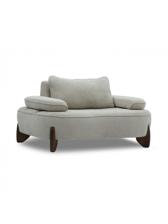 Sofa set HOBEL DANIA 3+1+1 CREAM BONCUK 4/ BROWN BEATTO 1012 (5) 