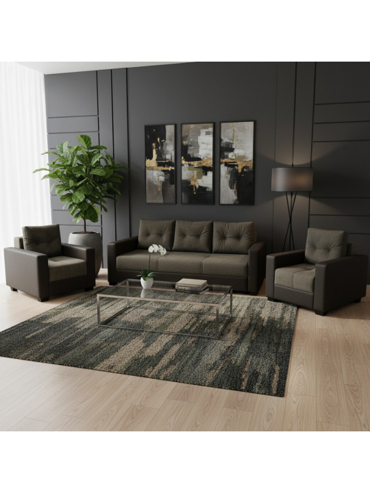 Հավաքածու HOBEL ERICA 3+1+1 BROWN 3673/ DARK BROWN JAGUAR 18 (6) 