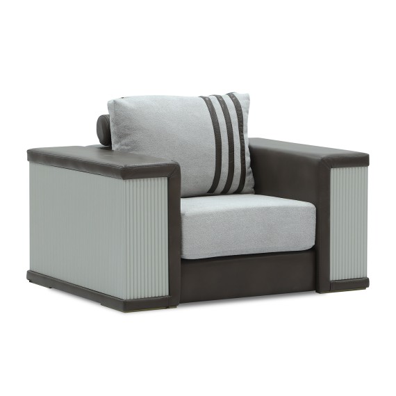 Sofa set HOBEL FANDI 3+1+1 GREY PHANTOM 13/ LIGHT GREY BONCUK 18 (3) 