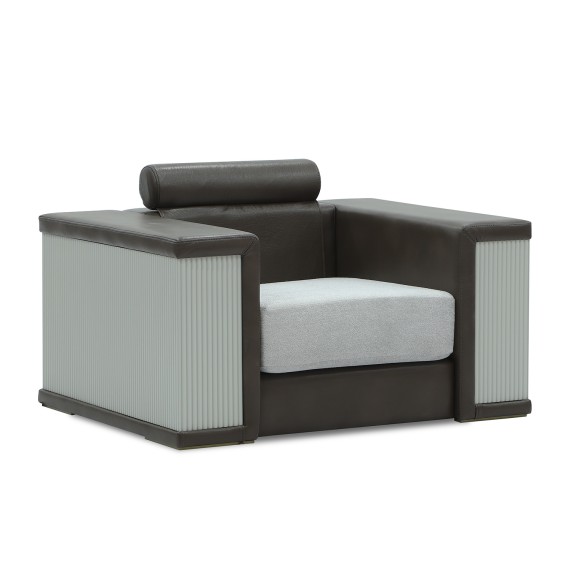 Sofa set HOBEL FANDI 3+1+1 GREY PHANTOM 13/ LIGHT GREY BONCUK 18 (3) 