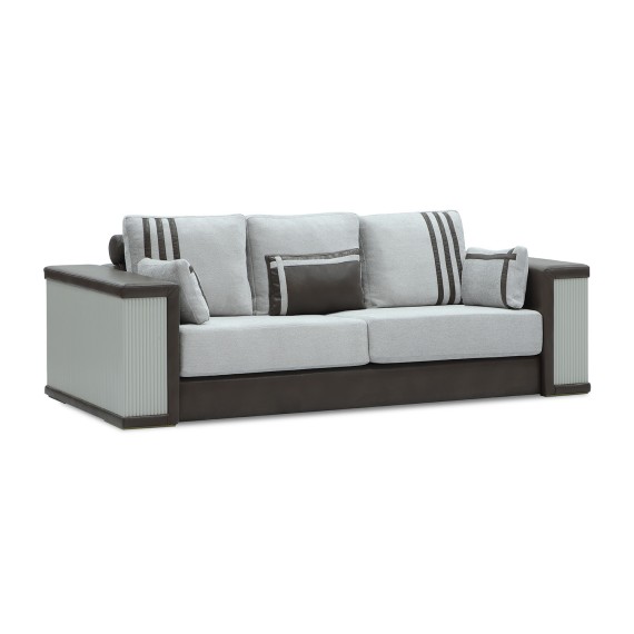 Sofa set HOBEL FANDI 3+1+1 GREY PHANTOM 13/ LIGHT GREY BONCUK 18 (3) 