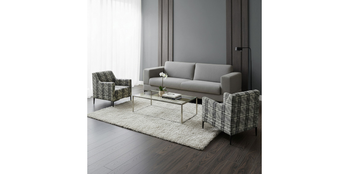 Հավաքածու HOBEL GLORIA 3+1+1 GREY SCANDI 18/ BENORRY 1010 (3) 