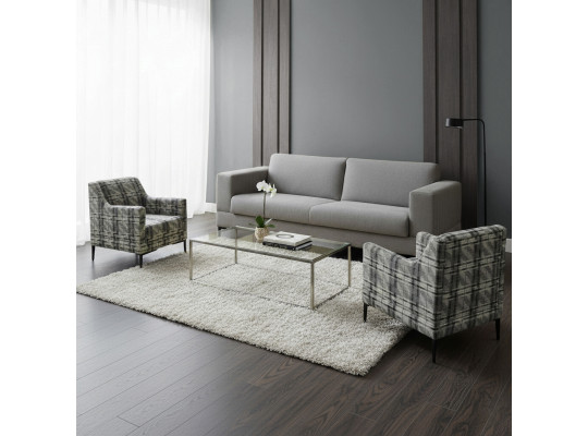 Sofa set HOBEL GLORIA 3+1+1 GREY SCANDI 18/ BENORRY 1010 (3) 
