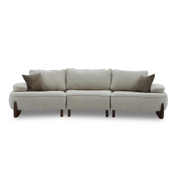 Հավաքածու HOBEL DANIA 3+2 CREAM BONCUK 4/ BROWN BEATTO 1012 (5) 