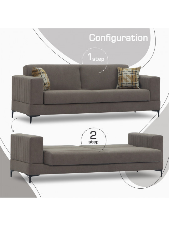 Հավաքածու HOBEL GLORIA 3+1+1 CAPPUUCCINO SCANDI 19/BENORRY 1002 (3) 