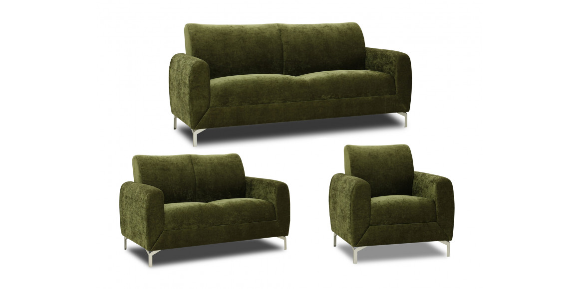 Sofa set DANUBE JOZEL 3+2+1 NIAGARA GREEN (3) 