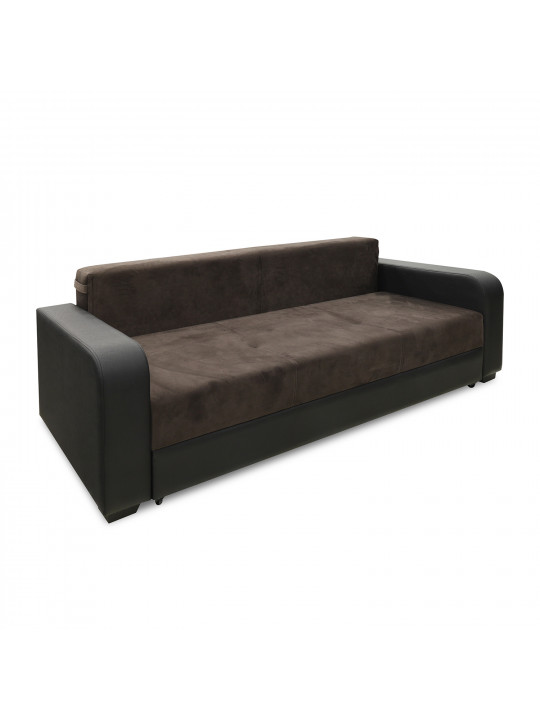 Sofa set HOBEL KATRIN 3+1+1 BLACK 4503/ BROWN CATALANA 6 (6) 
