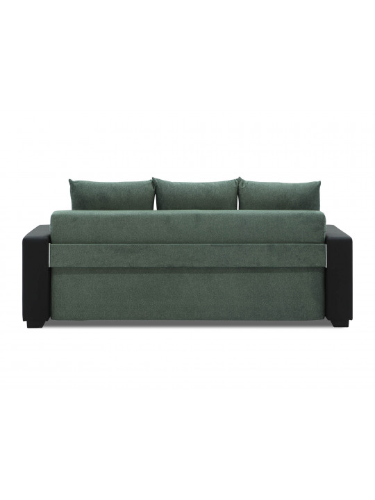 Sofa set HOBEL KATRIN 3+1+1 BLACK 4503/ GREEN MOCASSI 5005 (5) 