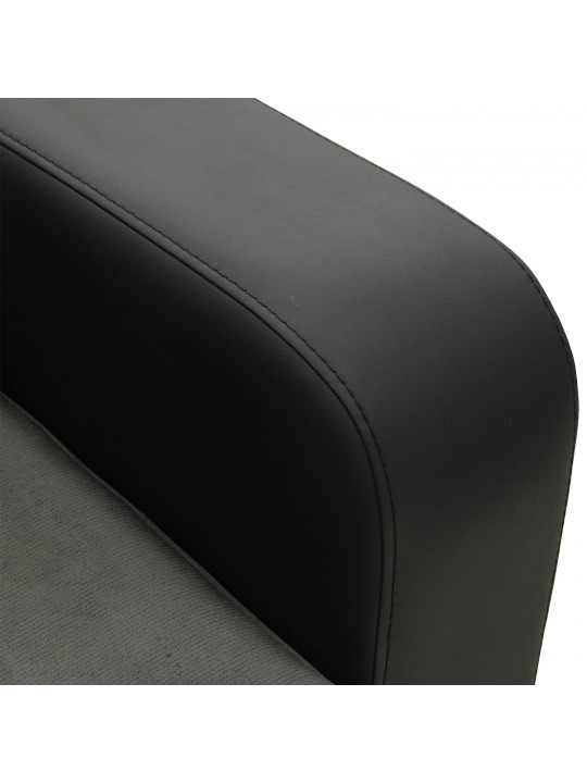 Sofa set HOBEL KATRIN 3+1+1 BLACK V626/ DARK GREY EVA F-EVO 1031/ LIGHT GREY EVA F-EVO 1035 (5) 