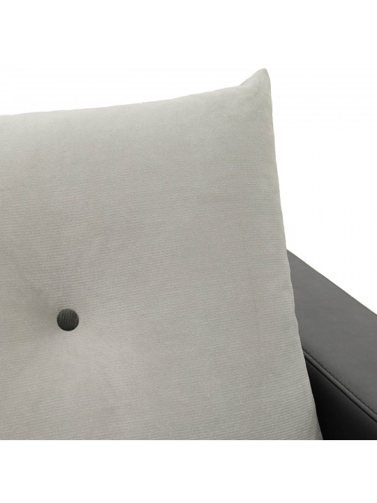 Sofa set HOBEL KATRIN 3+1+1 BLACK V626/ DARK GREY EVA F-EVO 1031/ LIGHT GREY EVA F-EVO 1035 (5) 