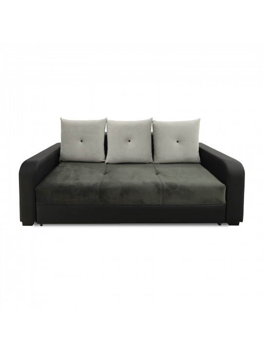 Sofa set HOBEL KATRIN 3+1+1 BLACK V626/ DARK GREY EVA F-EVO 1031/ LIGHT GREY EVA F-EVO 1035 (5) 