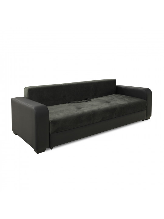 Sofa set HOBEL KATRIN 3+1+1 BLACK V626/ DARK GREY EVA F-EVO 1031/ LIGHT GREY EVA F-EVO 1035 (5) 