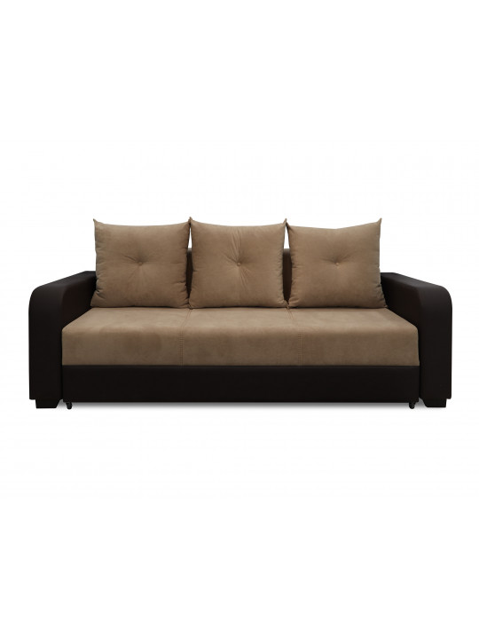 Sofa set HOBEL KATRIN 3+1+1 BROWN 3673/DARK BEIGE VIVALDI 21 (5) 