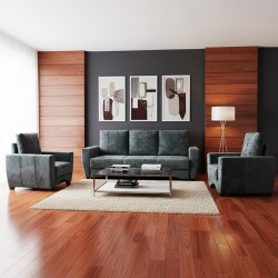 Гарнитур HOBEL LI 3+1+1 F/P DARK GREY MONACO 15 (5) 