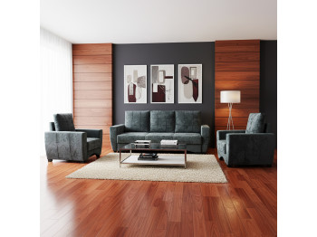 Հավաքածու HOBEL LI 3+1+1 F/P DARK GREY MONACO 15 (5) 