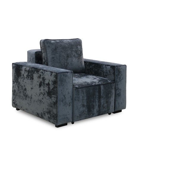 Гарнитур HOBEL LOTUS 3+2+1 DARK GREY MONACO 15/ INFINITY 911 (15) 